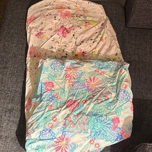 2 Pottery Barn Kids’ Floral Crib Sheets, EUC